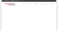 Desktop Screenshot of customicerinks.com